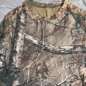 Camouflage Long Sleeve Shirt Thermal